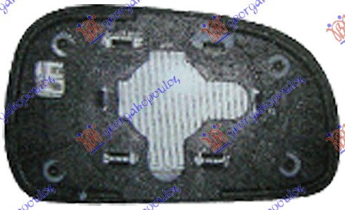 STAKLO RETROVIZORA SA GREJACEM - LEVO