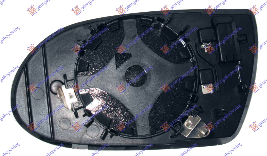 STAKLO RETROVIZORA SA GREJACEM -08 (ASFERICNO) - DESNO