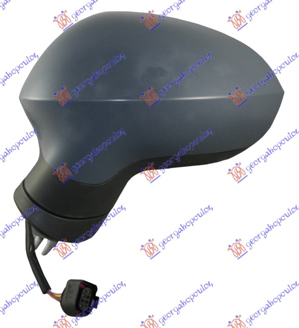 RETROVIZOR ELEKTRICNI SA GREJACEM PM (ELEKTRO-SKLOPIV) 09- (7 PIN) (A KVALITET)  - LEVO