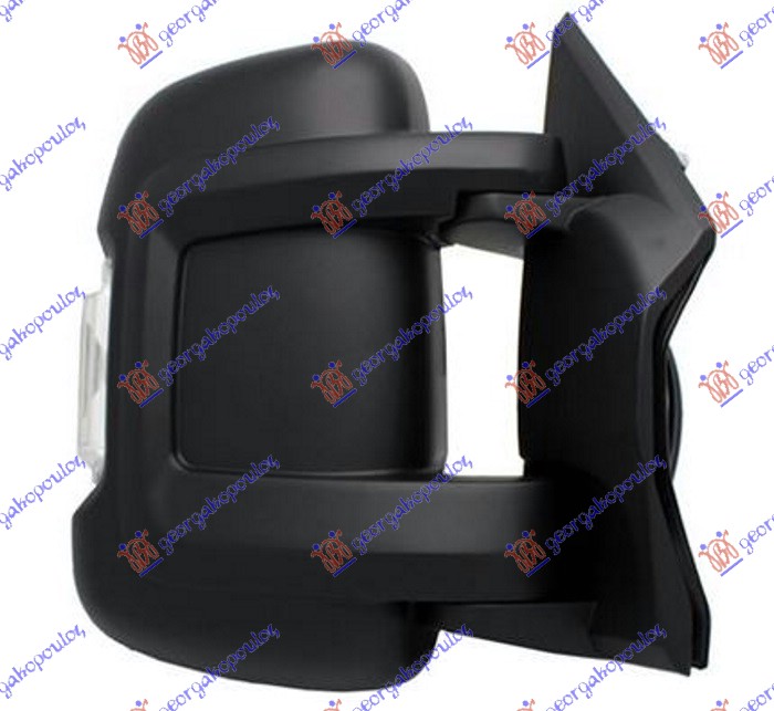 RETROVIZOR ELEKTRICNI SA GREJACEM KRATKI (MIGAVAC) (CIP RADIO ANTENE) (KONVEKSNO - DESNO