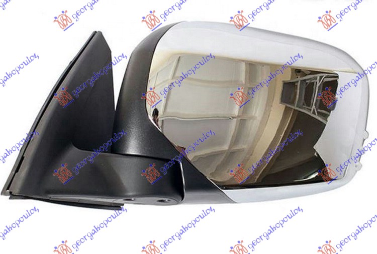 RETROVIZOR MEHANICKI HROM (KONVEKSNO STAKLO) - LEVO