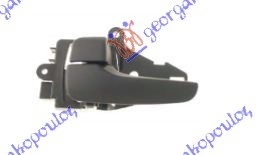 KVAKA PREDNJIH/ZADNJIH VRATA UNUTRASNJA CRNA - LEVO