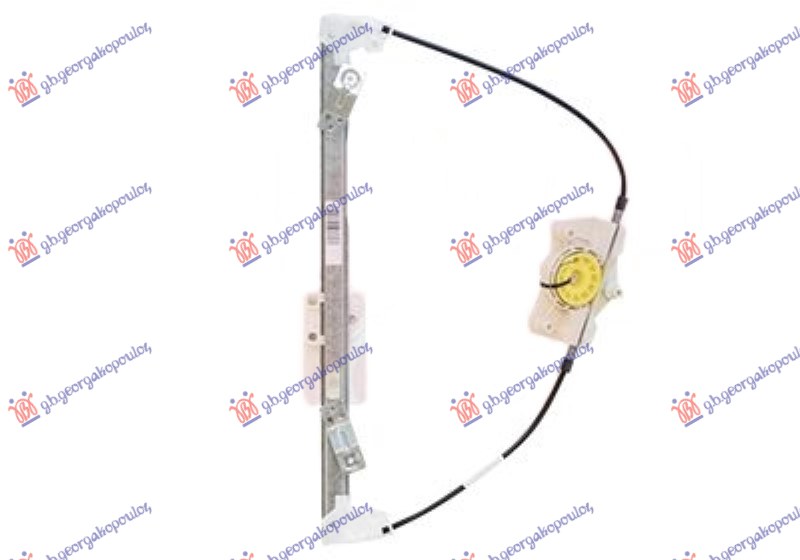 PODIZAC ZADNJEG PROZORA ELEKTRICNI (BEZ MOTORA) - DESNO