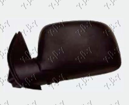 RETROVIZOR MEHANICKI CRNI (A KVALITET) (KONVEKSNO STAKLO) - LEVO