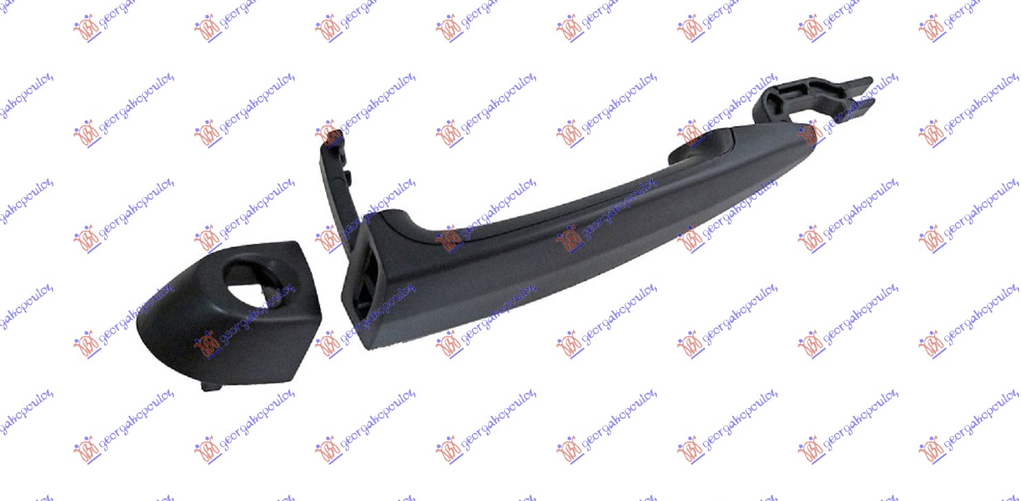 KVAKA PREDNJIH/ZADNJIH VRATA SPOLJASNJA CRNA - LEVO