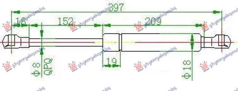 AMORTIZER HAUBE (400L-330N)