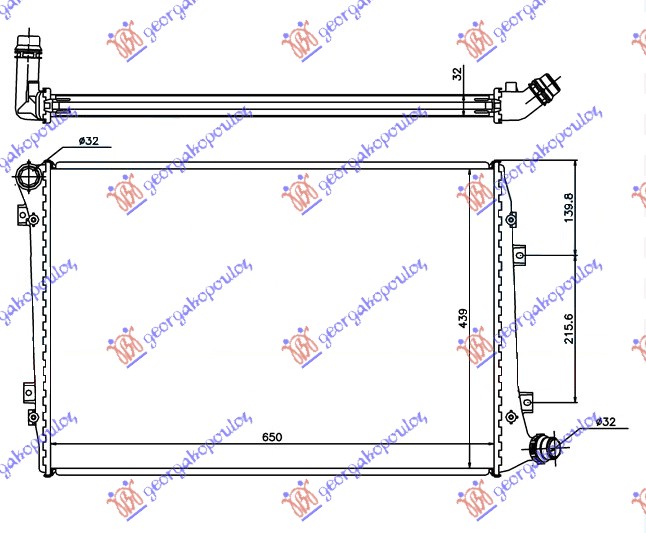 HLAD MOTORA 1.9-2.0TDi MAN/AUT (65x44)