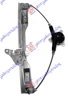 PODIZAC PREDNJEG PROZORA MEHANICKI 5 VRATA - LEVO