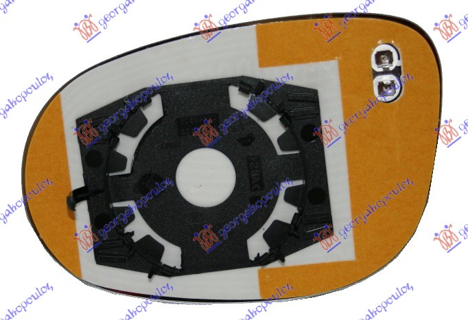 STAKLO RETROVIZORA SA GREJACEM 09- (KONVEKSNO) - DESNO