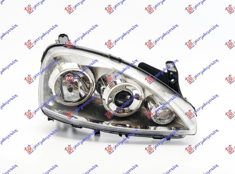 FAR ELEKTRICNI 04- (TRI SIJALICE) (TYC) - DESNO