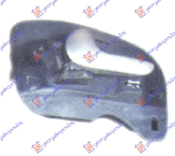 KVAKA PREDNJIH VRATA UNUTRASNJA SREBRNA - DESNO