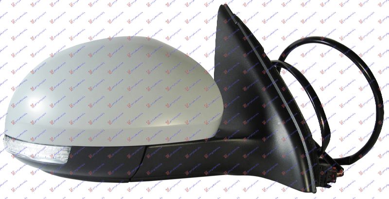 RETROVIZOR ELEKTRICNI SA GREJACEM PM (ELEKTRO-SKLOPIV) (MIGAVAC) (SVETLO) (KONVE - DESNO