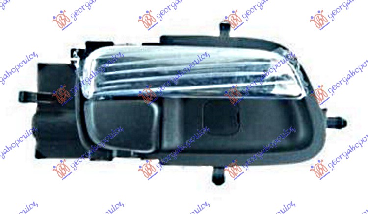 KVAKA PREDNJIH/ZADNJIH VRATA UNUTRASNJA HROM/BRAON (O) - DESNO