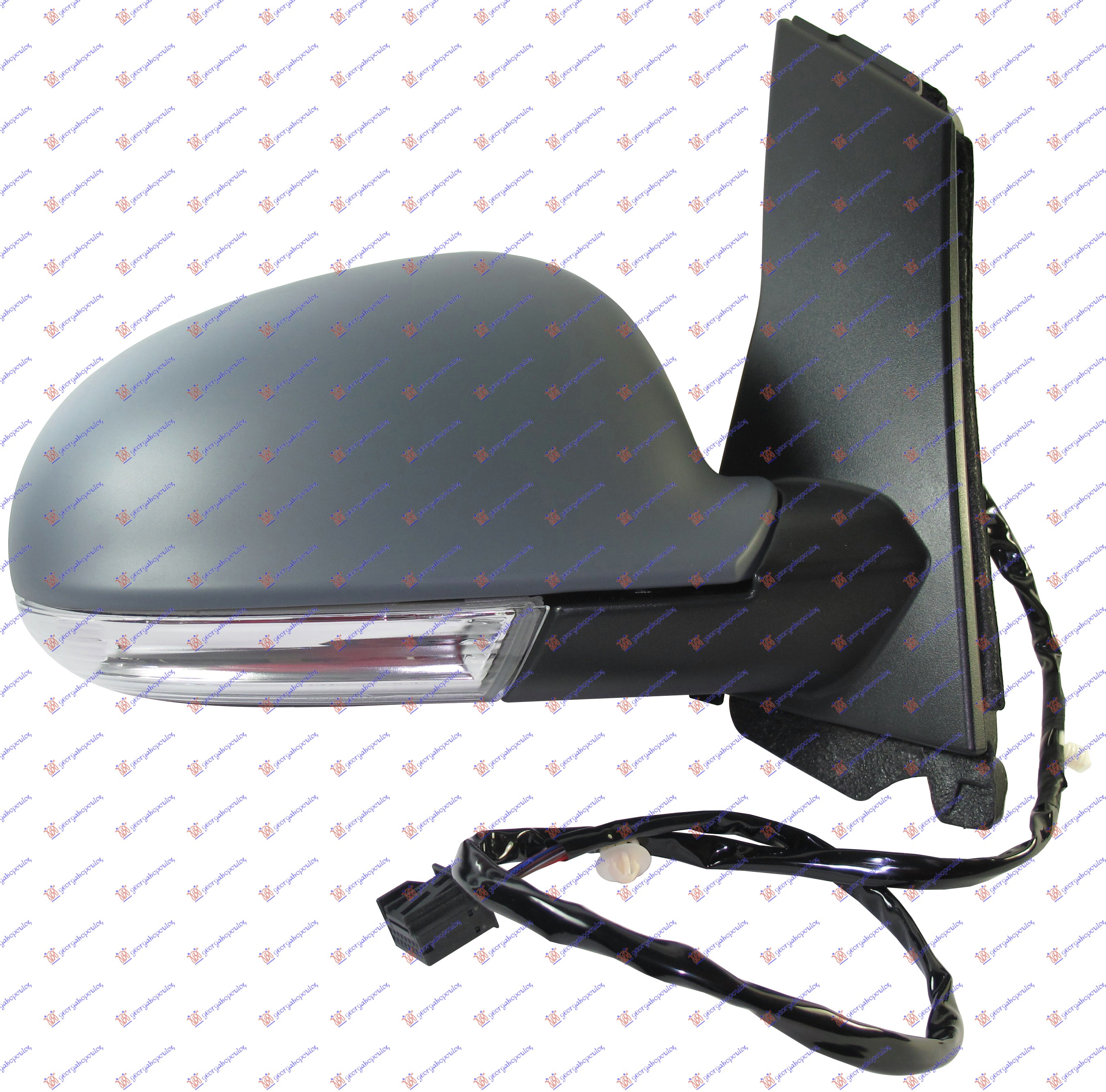 RETROVIZOR ELEKTRICNI SA GREJACEM PM (MIGAVAC) (A KVALITET) (KONVEKSNO STAKLO) - DESNO