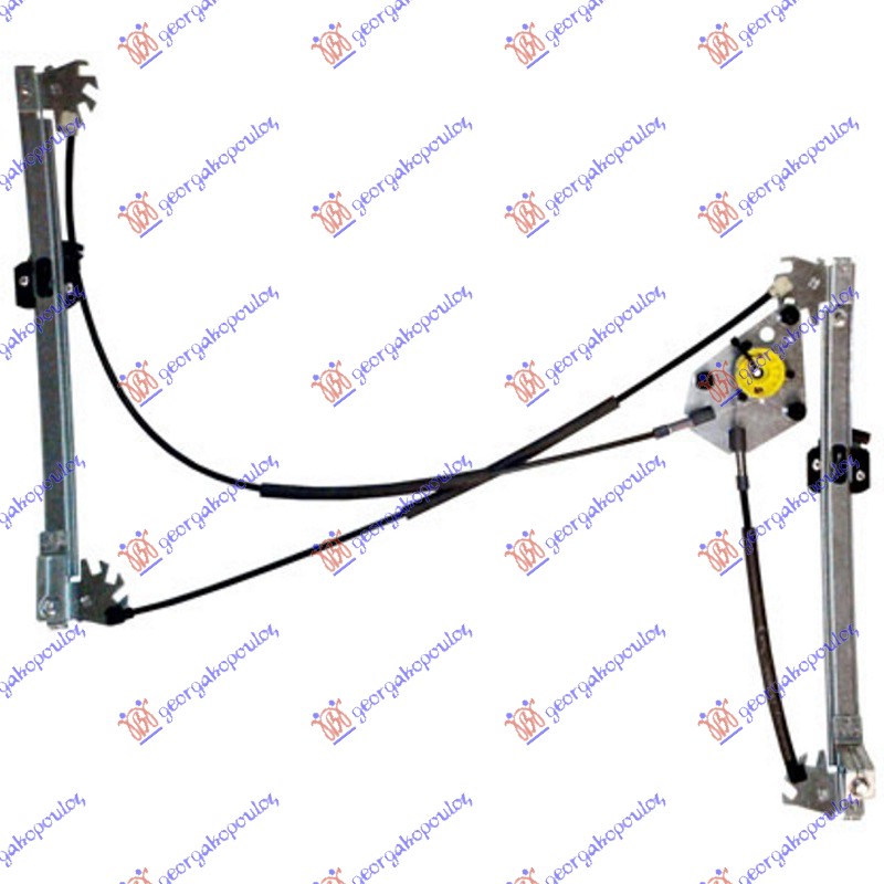 PODIZAC PROZORA ELEKTRICNI (BEZ MOTORA) 3 VRATA (A KVALITET) - DESNO