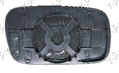 STAKLO RETROVIZORA SA GREJACEM (KONVEKSNO) - DESNO