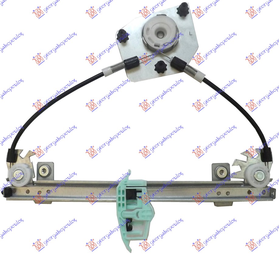 PODIZAC ZADNJEG PROZORA ELEKTRICNI (BEZ MOTORA) (A KVALITET) - LEVO