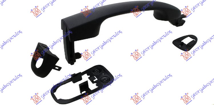 KVAKA PREDNJIH VRATA SPOLJASNJA (SA RUPOM ZA KLJUC) - LEVO