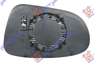 STAKLO RETROVIZORA SA GREJACEM (KONVEKSNO) - LEVO