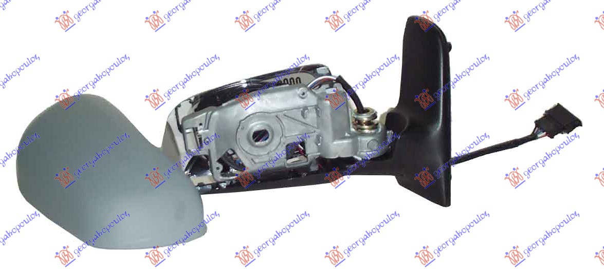 RETROVIZOR ELEKTRICNI SA GREJACEM PM 01-04 (A KVALITET) (KONVEKSNO STAKLO) - DESNO