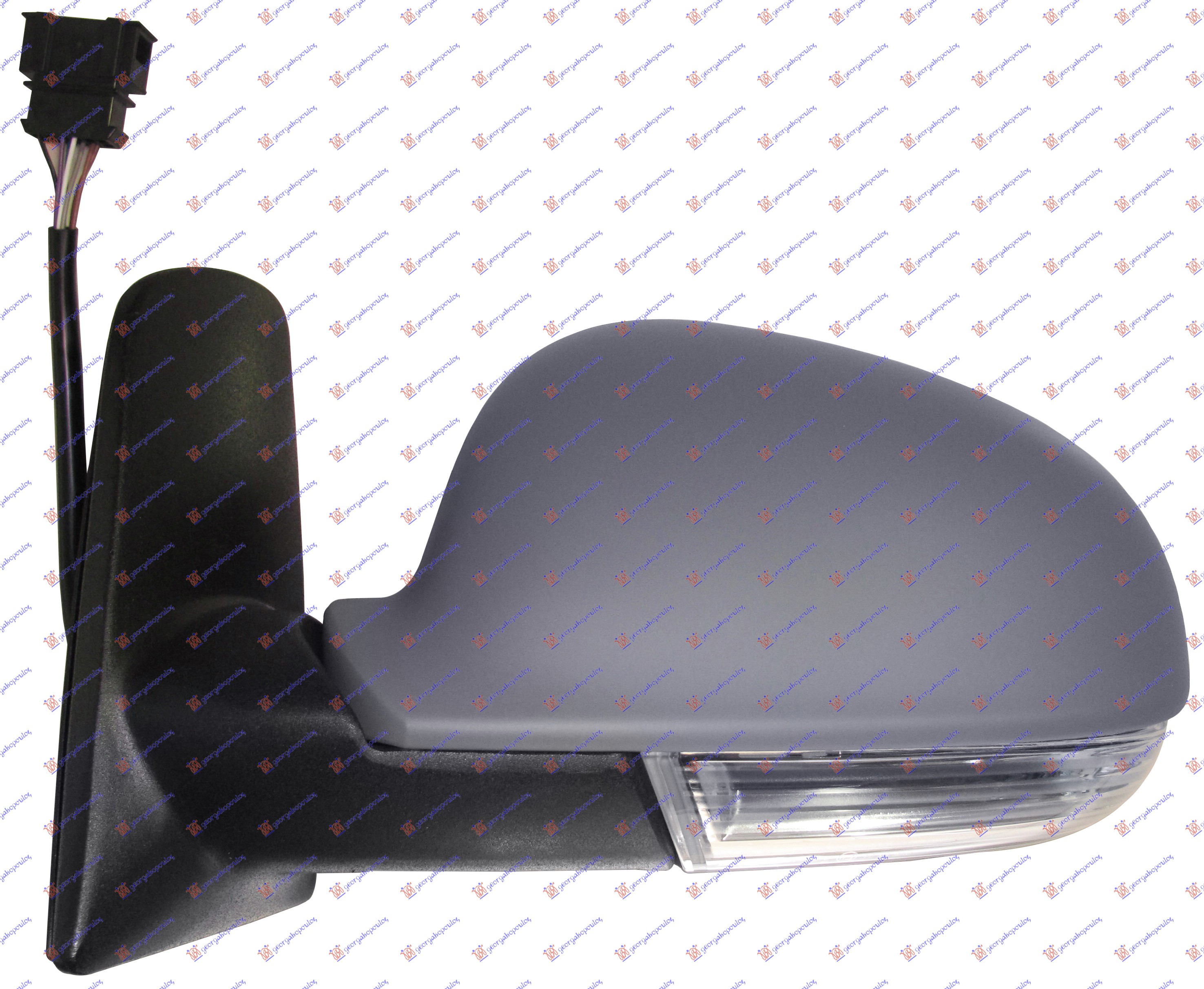 RETROVIZOR ELEKTRICNI SA GREJACEM PM 04- (A KVALITET) (ASFERICNO STAKLO) - LEVO