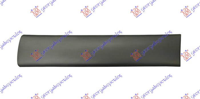 LAJSNA KLIZNIH VRATA MAT-CRNA (145mm) - LEVO