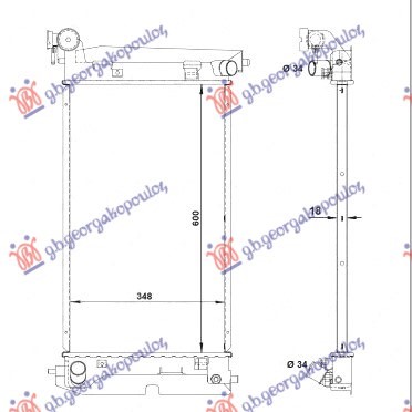 HLADNJAK MOTORA 2.0 D4D DIZEL (MAN) (625x390) -06 (KOYO)