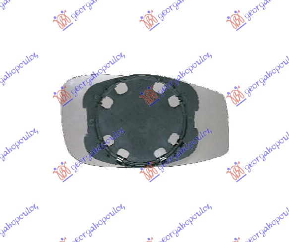 STAKLO RETROVIZORA -09 (KONVEKSNO) - LEVO