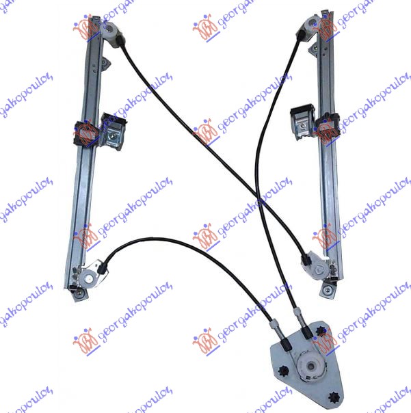 PODIZAC PREDNJEG PROZORA ELEKTRICNI (BEZ MOTORA) 5 VRATA - LEVO