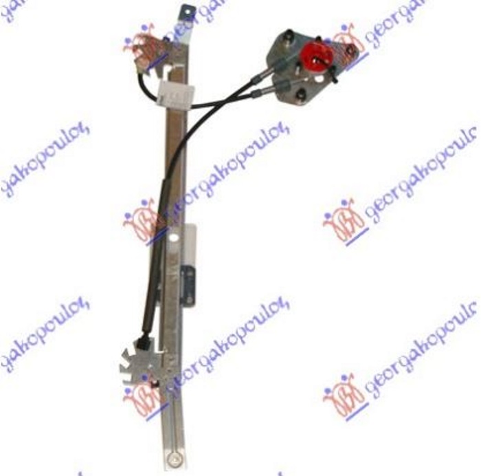 PODIZAC ZADNJEG PROZORA ELEKTRICNI (BEZ MOTORA) - LEVO