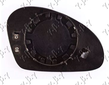 STAKLO RETROVIZORA SA GREJACEM (ASFERICNO) - LEVO