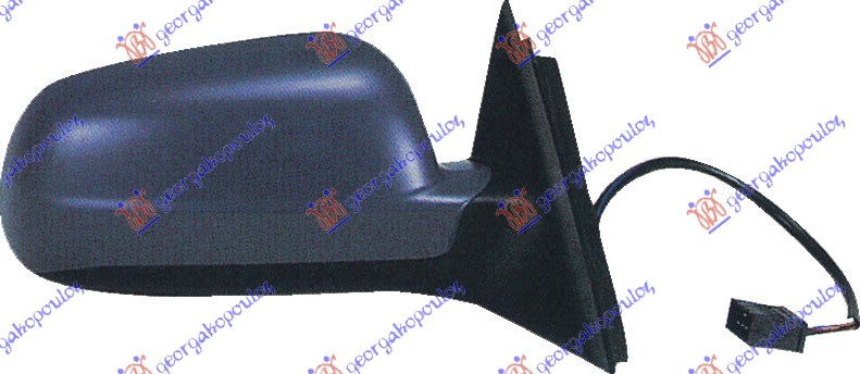 RETROVIZOR ELEKTRICNI SA GREJACEM PM -06 (KONVEKSNO STAKLO) (A KVALITET) - DESNO