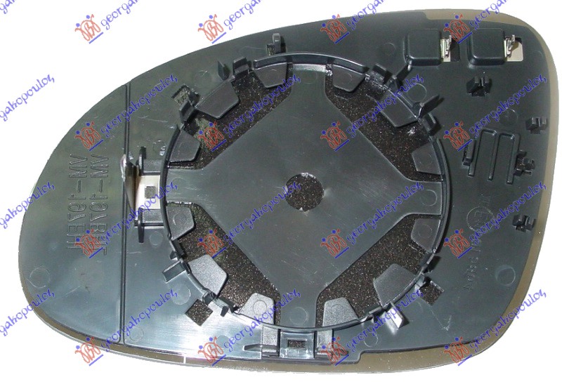 STAKLO RETROVIZORA SA GREJACEM 06- (KONVEKSNO) - DESNO