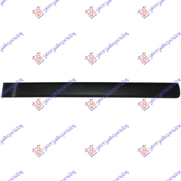 LAJSNA PREDNJIH VRATA MAT-CRNA (100mm) - LEVO