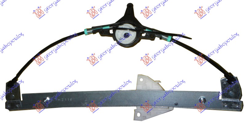 PODIZAC ZADNJEG PROZORA ELEKTRICNI (BEZ MOTORA) (A KVALITET) - LEVO