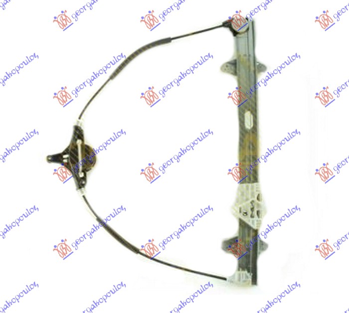 PODIZAC PROZORA ELEKTRICNI (BEZ MOTORA) 2 VRATA (A KVALITET) - LEVO