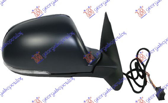 RETROVIZOR ELEKTRICNI SA GREJACEM PM (MIGAVAC) (SVETLO) (7 PIN) (KONVEKSNO STAKL - DESNO