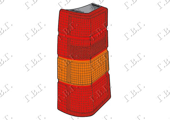 STOP LAMPA KARAVAN - LEVO