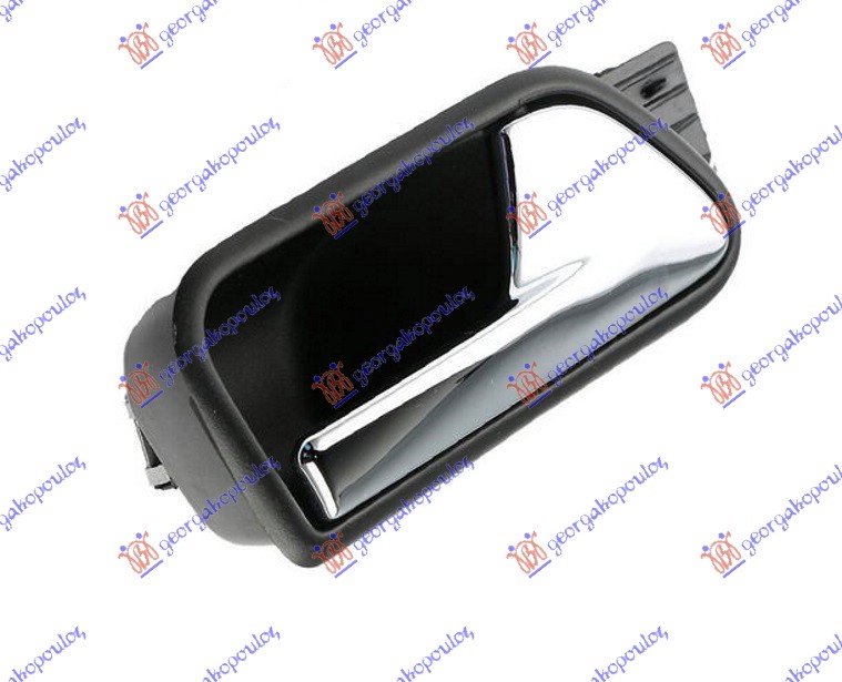 KVAKA PREDNJIH VRATA UNUTRASNJA HROM/CRNA - DESNO