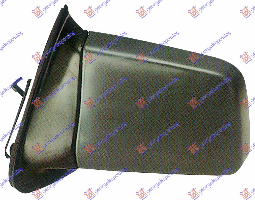 RETROVIZOR MEHNICKI SA RUCICOM (RAVNO STAKLO) - LEVO