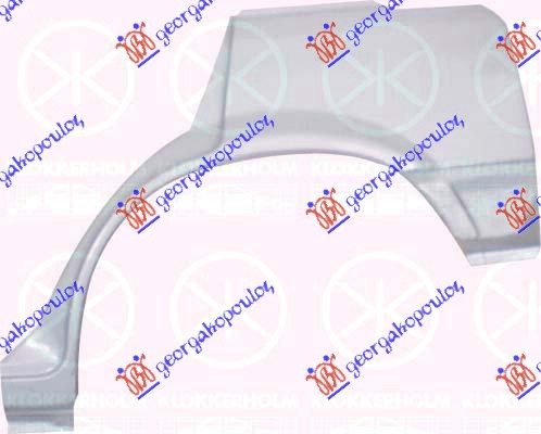 ZADNJI BLATOBRAN 5 VRATA - LEVO