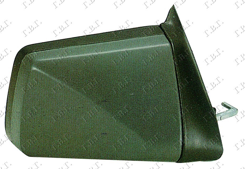RETROVIZOR MEHANICKI SA RUCICOM (RAVNO STAKLO) - LEVO