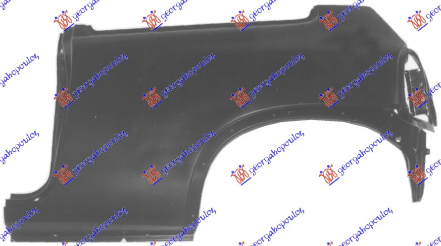 ZADNJI BLATOBRAN 3 VRATA - LEVO