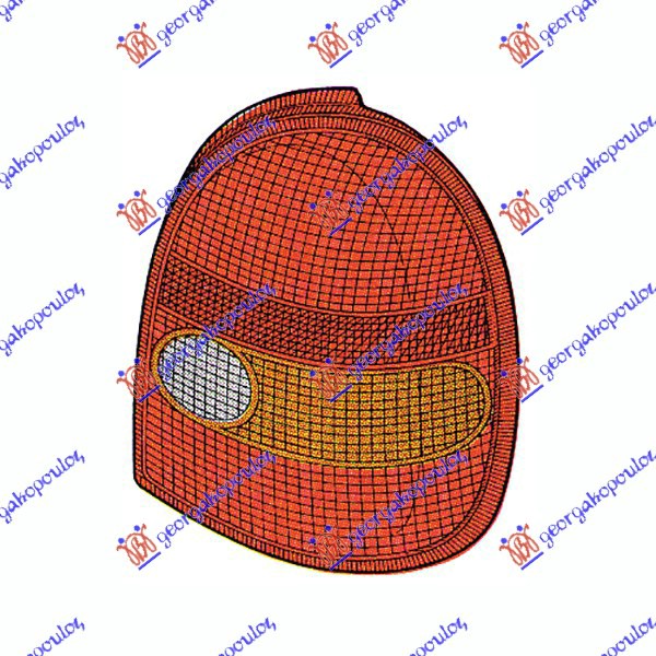 STOP LAMPA 3 VRATA (TYC) - DESNO