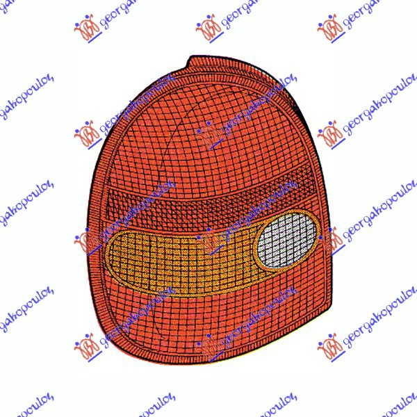 STOP LAMPA 3 VRATA (TYC) - LEVO