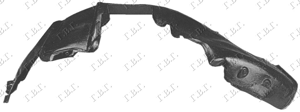 POTKRILO PLASTICNO - LEVO