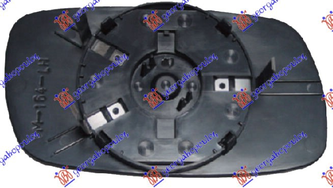 STAKLO RETROVIZORA (ASFERICNO) - LEVO