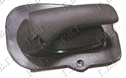 KVAKA ZA PREDNJA VRATA UNUTRASNJA SIVA LEVA-CorsaB(93-00) - LEVO