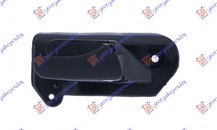 KVAKA PREDNJIH VRATA UNUTRASNJA CRNA - DESNO