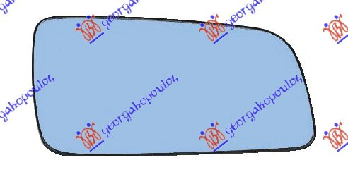 STAKLO RETROVIZORA SA GREJACEM (KONVEKSNO) - DESNO